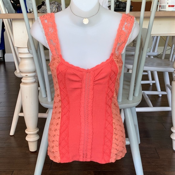 Free People Tops - {Free People} Cami Pink Extra Small vintage